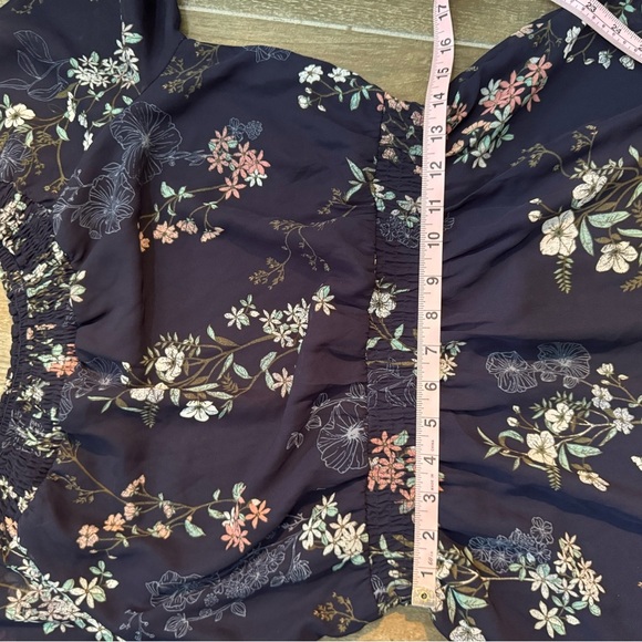 Maurices Blue Sundress with Raglan Sleeves and Scoop Neck - Picture 11 of 11